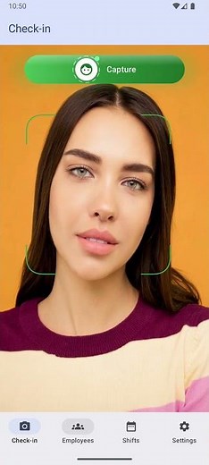 FaceClock - Free Face Recognition Time Clock for Android | No Cloud, No Fees