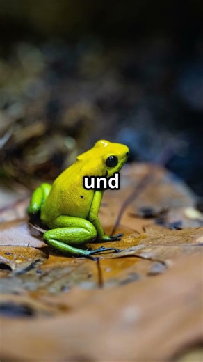 Unglaubliche Fakten über den Pfeilgiftfrosch! 🐸