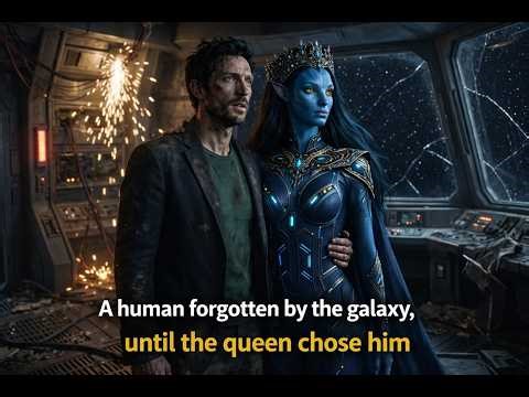 everyone Avoided The Human Man,But The Most Beautiful Alien Queen The Galaxy Chose To Sit With Him