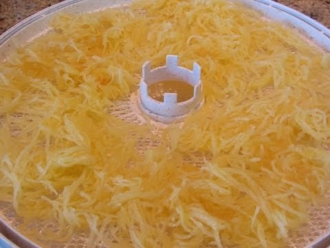 ~Dehydrating Spaghetti Squash~