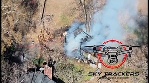 DRONE FOOTAGE BARN FIRE 🔥 in the area of 424 Hamburg Road in Easley, SC. The barn fire was located in a wooded area. #malarkeynews 🎥: Sky Trackers | Malarkey_News