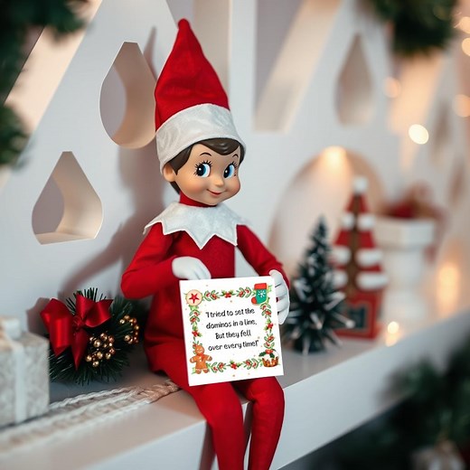 Printable "elf on the Shelf" Notes, Traditional Christmas Style - Etsy