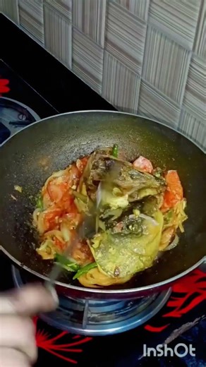 কাতল মাছের মুড়োর কাঁটা চচ্চড়ি #recipe #cooking #shorts #shortvideo