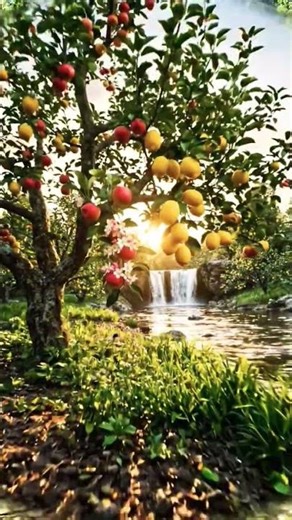 Amazing Fruit Garden Paradise with Relaxing Nature Sounds#nature #fruit