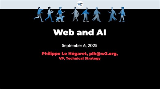 Web AI：从W3C看标准化趋势
