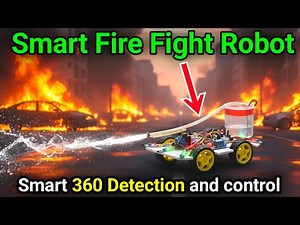 Smart Fire Fighting Robot | School/College Science Project | DIY Robot 2025