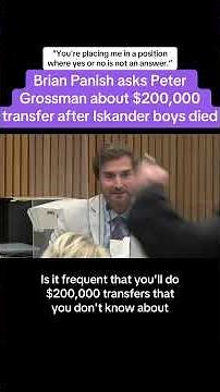Brian Panish Asks Peter Grossman About $200K Transfer After Iskander Boys Died