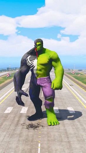 7.6K views · 69 reactions | GTA V : VENOM vs VENOM HULK MATCH WHO IS POWERFULL #shorts #gtav #epicragdolls #funnyragdolls | Gangster Gaming | Facebook