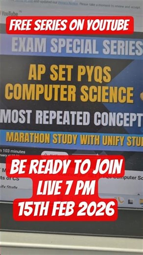 AP SET Live 7pm Marathon #apset #computerscience