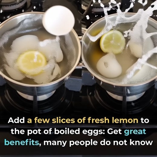 75K views · 15 reactions | Add a few slices of fresh lemon to the pot of boiled eggs: Get great benefits, many people do not know | Video Clip | Facebook