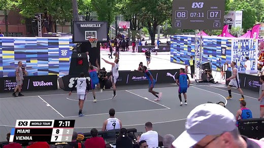 2025FIBA3x3大师赛-马赛站小组赛D组_迈阿密vs维也纳