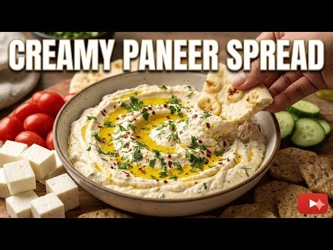 Paneer Spread | High-Protein Healthy Dip | 10-Minute Recipe