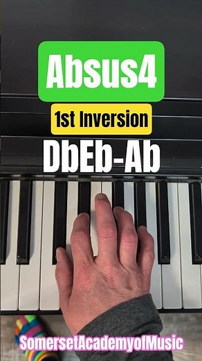 A Flat Suspended 4th Chord Piano Inversions #pianotutorial #sus4