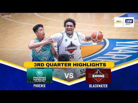 PHOENIX vs BLACKWATER | 3RD QUARTER HIGHLIGHTS | PBA SEASON 50 COMMISSIONER’S CUP