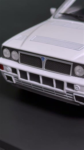 Lancia Delta Integrale 16V 1989 white | Tibormodel.com #modelcar #collectables #lancia #lanciadelta