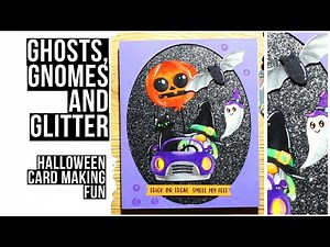 🧙‍♀️Ghosts, Gnomes & Glitter! | Halloween Card Tutorial