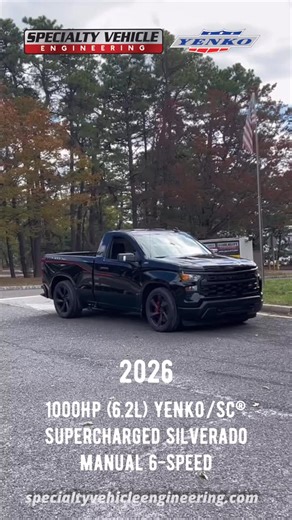 Specialty Vehicle Engineering | Here’s a little rumble to get you over the midweek hump! You can pre-order your 1000HP (6.2L) YENKO/SC® Supercharged Silverado Manual... | Instagram