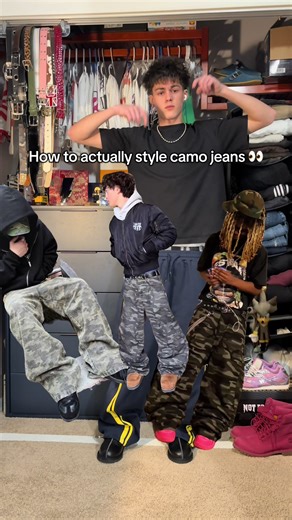 How to style camo pants the right way💯 | #streetwear #outfitinspo #camo #menfashion #camopants