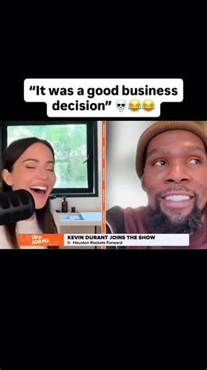 3 DRIBBLE MAX on Instagram: "Kevin Durant on his aggressive dunk against the Bull that brought the Rockets energy: KD: I had to do something Kay, we were losing Kay Adams: Nobody wanted it from you, everyone was jumping out the way.. they were scared KD : It was a good business decision 🤣 Kay Can you describe what that feels like? KD: it’s like a quick shot of espresso LMAO"