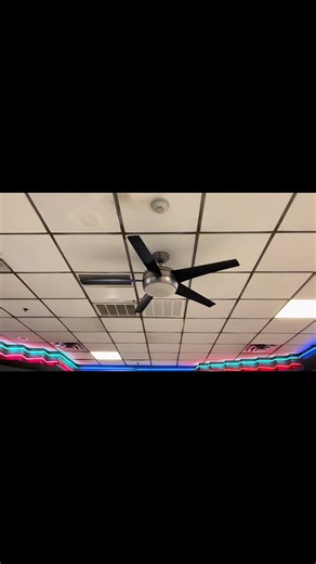 52” Hampton Bay Windward II Ceiling Fans In Jay’s Diner.