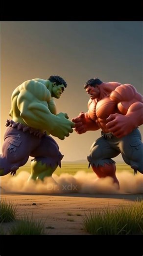 Green Hulk & Red Hulk Stop Fighting to Save Kids /| #hulk #redhulk #hulksmash #hulkfist #theincredi