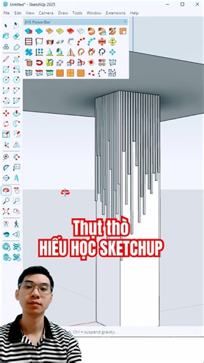 Thụt thò thò thụt! Học kèm 1-1 SKETCHUP liên hệ 0838919986, Zalo 0981504265❤️