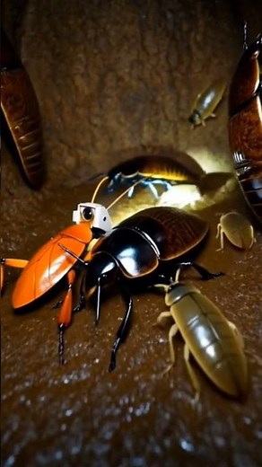 INFILTRATION MINIATURE : Au cœur d'une colonie de Blattes de Madagascar (Caméra Embarquée)