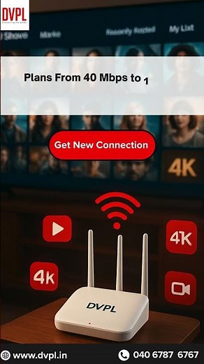 Best Broadband With OTT plans in Hyderabad | DVPL Broadband