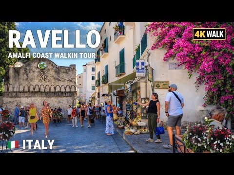 RAVELLO , ITALY 🇮🇹 Hidden Gem of Amalfi Coast – 4K Walking Tour