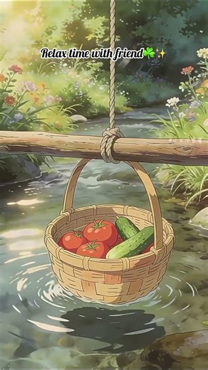 Anime charm vibes ☘️✨ aesthetic ASMR shorts | ghibli style #anime #aesthetic #asmr #ghibli