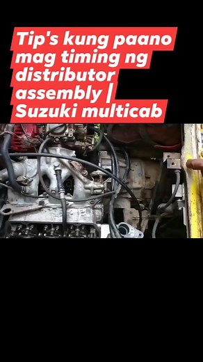 Tip's kung paano mag timing ng distributor assembly | Suzuki multicab #tips #automotive #troubleshoot #multicab #fyp #maninoywhite | Maninoy White