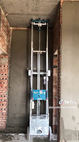 plastering machine on TikTok