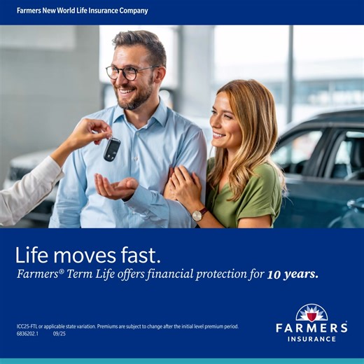 With Farmers® Term Life Insurance, you can plan for the years that matter the most. Choose from 10, 15, 20, or 30-years of financial protection and customize your coverage today. https://farme.rs/disclosure | Farmers Agent Donald Adair | Facebook