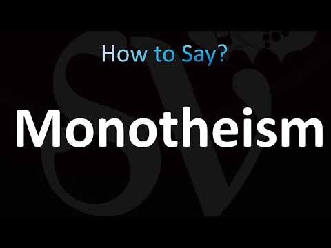 How to Pronounce Monotheism (CORRECTLY!)