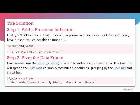 Creating a Presence/Absence Column in a Data Frame with tidyverse