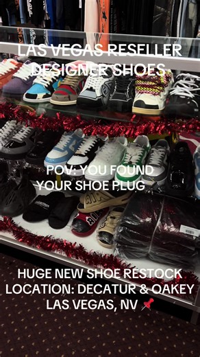 Designer Shoe Restock in Las Vegas: Find Your Shoe Plug!
