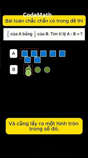 99% học sinh làm sai! Bí kíp giải bằng hình vẽ siêu dễ hiểu 🤯 #toantuduy #CodeMath #ToanLop6