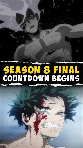 MHA Anime Ends on Next Month...