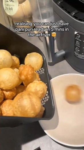 Crispy Golgappe in Minutes: Air Fryer Pani Puri Recipe!
