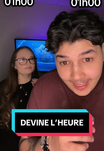 DEVINE L’HEURE ! 🕦🧐 #plp #couple #jeux #challenge #defi