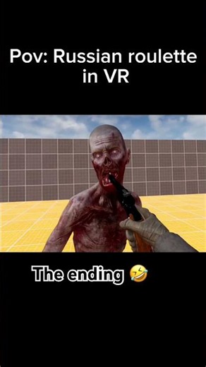 Pov: Russian roulette in VR #gorillatag ￼