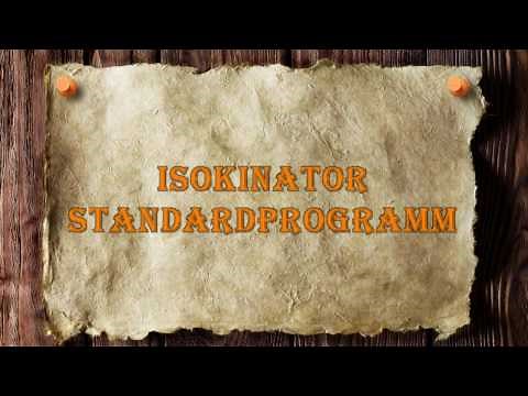 ISOKINATOR Komplettes Standardprogramm / full workout / M1A - M7A ✔