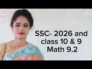 SSC- 2026 and class 10 & 9 Math 9.2Part-5