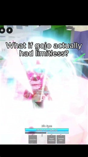 What if gojo actually had limitless? #jujutsushenanigans #jjs #roblox