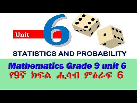 Mathematics grade 9 unit 6