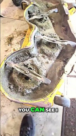 Fixing a Dull Lawnmower: Deck Removal & Blade Inspection #shorts