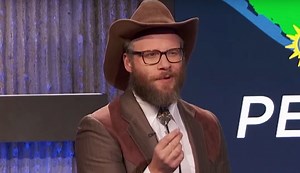 Seth Rogen Replaces Brad Pitt as Jim Jefferies’ Weatherman!