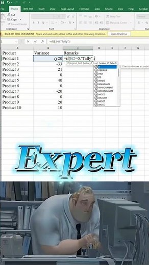 Beginner vs Expert 🔥 Enter Product Variance Positive & Negative in Excel | Office Excel Pro