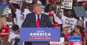 Former President Trump Rally in Perry, Georgia