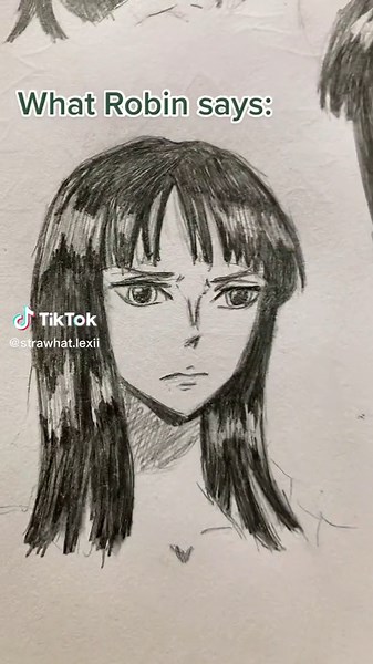 Adorable Nico Robin Sketch and Fanart Compilation